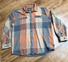 Howler Brothers Heavy/Thick Plaid Flannel Shirt Size XL