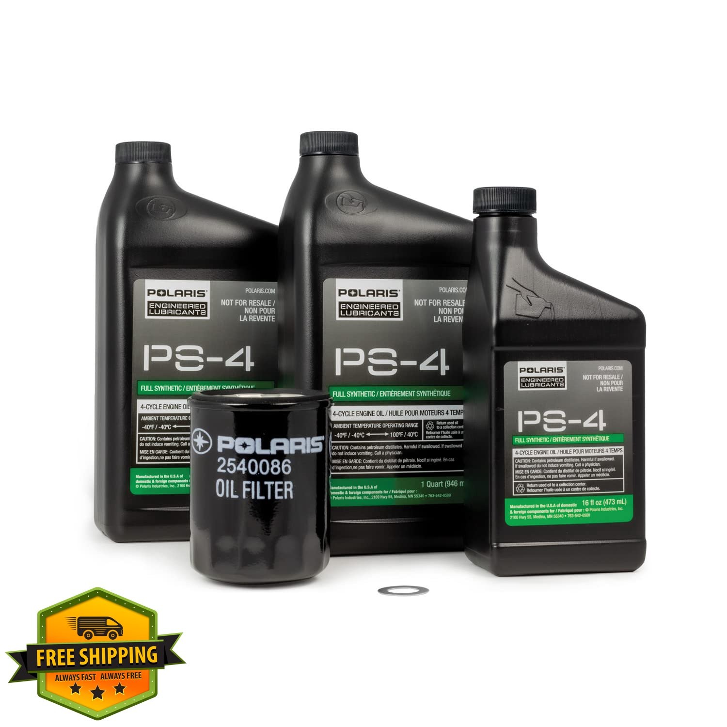 Change Kit, Ranger Rzr Utv, 5w-50 Synthetic