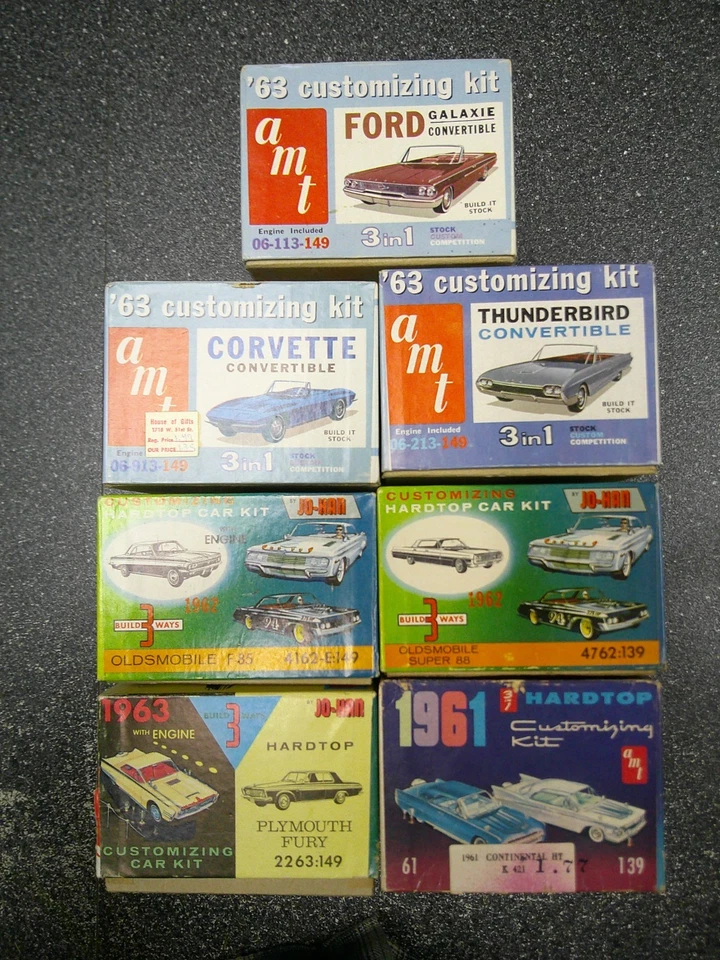 AMT & JO-HAN NUEVO sin montar 3 en 1 kits de modelos personalizados en cajas originales (7) Foto 3 de 4