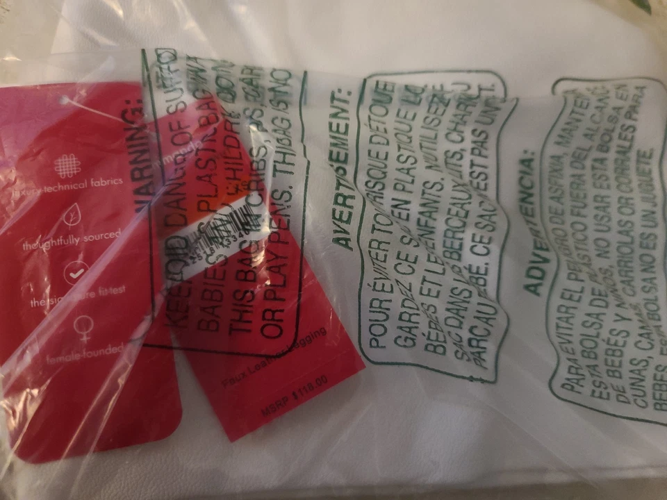 Commando - Faux Leather Leggings [White] - Size XS - Image 2 of 4