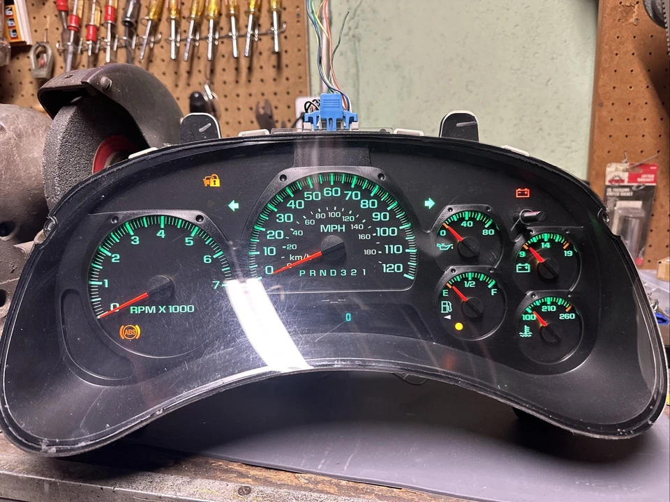 Cuadro de instrumentos GMC Envoy Chevy Trail Blazer 2003-09 15945375 sin dic ver descripción Foto 4 de 4