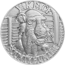 💥STAR WARS POTF💥 ~  YAK FACE high quality REPRODUCTION Double Sided Coin!!