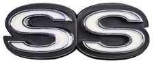 JEGS 90396 SS Grille Emblem 1971 Chevy Chevelle El Camino SS Die-Cast Zinc Raise