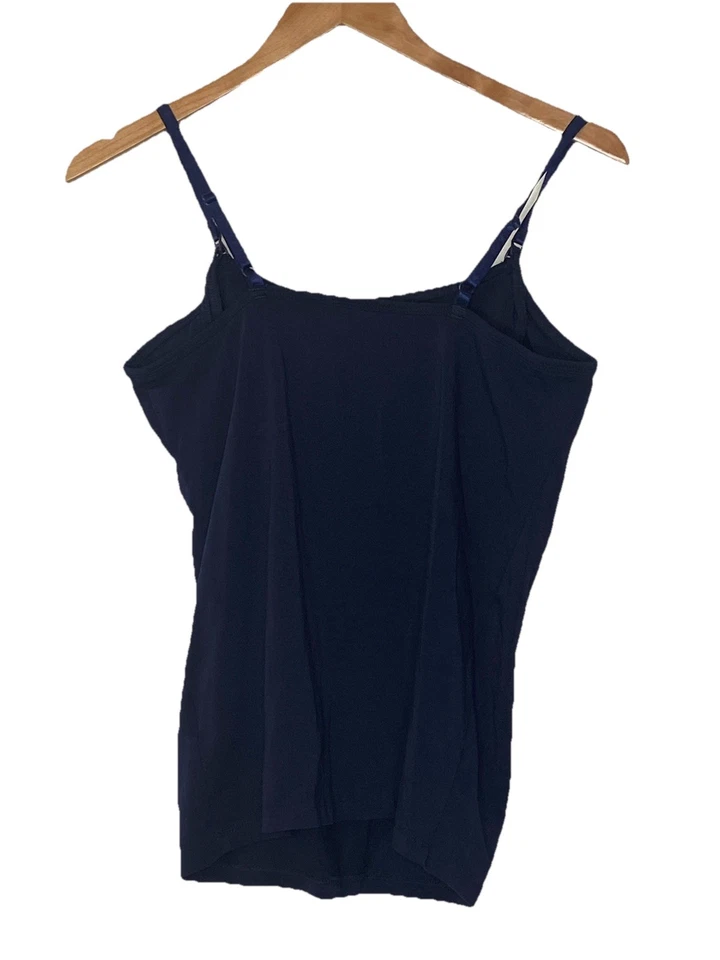 Motherhood Maternity Nursing Tank Navy Blue Pullover spaghetti straps Medium - Image 2 of 4