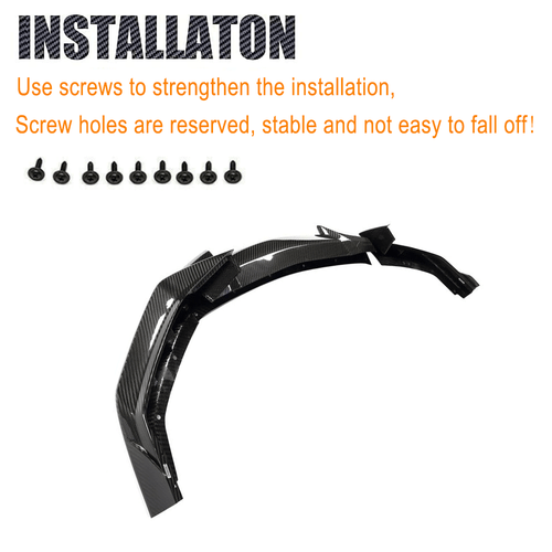 DRY Carbon Frontlip Frontspoiler Spoilerlippe Passt für Mustang S650 GT 2023-25 - Bild 9 von 10