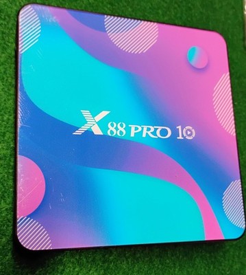 X88 Pro 10 Smart Tv Box Android 11.0 Quad-core Player 2.4G / 5 G Wifi