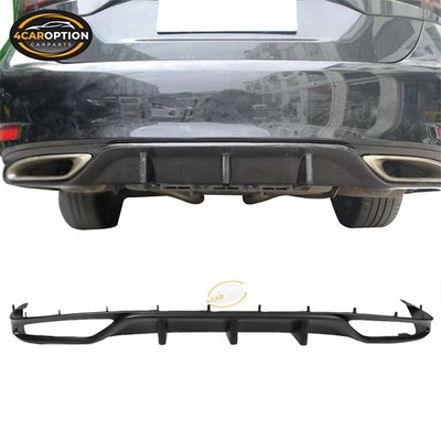 Fits 13-20 Lexus GS350 GS200t GS300 Rear Bumper Lip Diffuser 3 Fins Unpainted PP