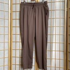 GAP FIT Women  s High Waisted Drawstring Tech Jogger Large In Blush Pink