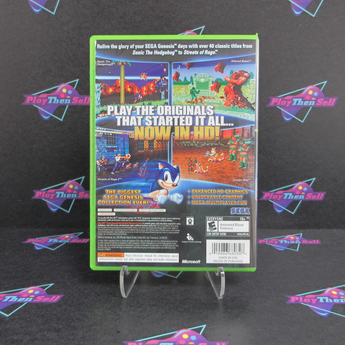 Sonic's Ultimate Genesis Collection (Platinum Hits) - Xbox 360