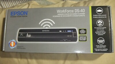 Epson WorkForce DS-40 Colour Wireless Portable Scanner