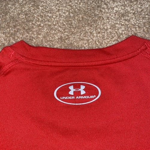 Under Armour 2016 US Open Shirt Adult Size Medium M Red Heatgear Loose Athletic - Picture 8 of 11