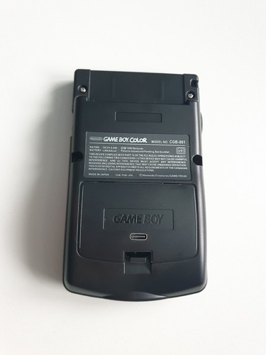 Gameboy Color GBC Amoled Oled | Black Schwarz | XL MOD Display | USB-C 1500 mAh - Afbeelding 8 van 9