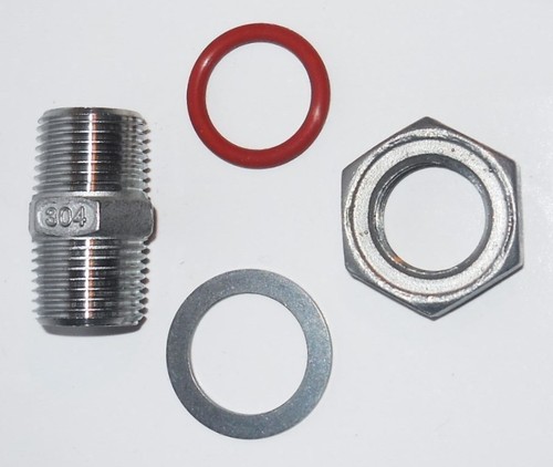EDELSTAHL SCHWEISSLOSES SCHOTTEN 4 TEILIGES KIT FÜR BRAUWASSERKOCHER KUGELVENTIL ODER PROJEKT - Bild 10 von 10