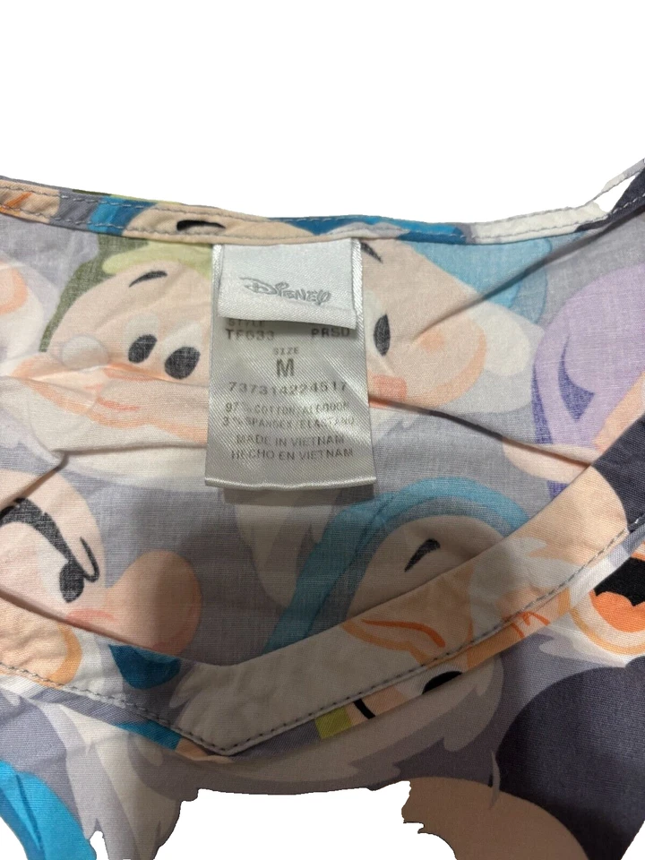 Blusa Médica Disney MEDIANA Blancanieves y 7 Enanos Siete Enanos Foto 3 de 4