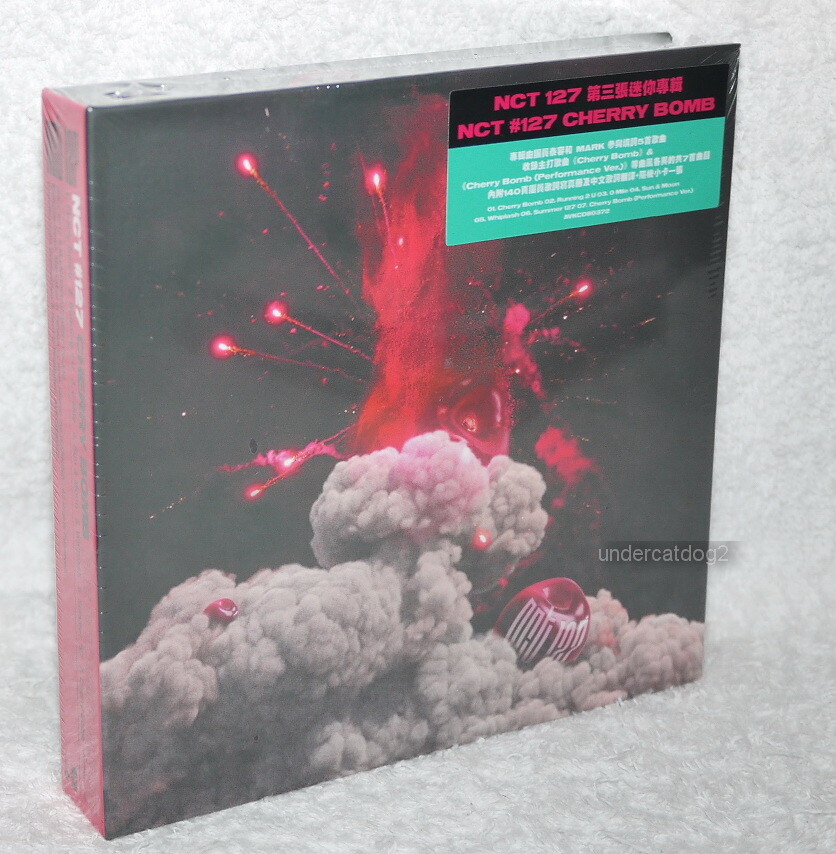 NCT 127 Mini Album Vol. 3 Cherry Bomb Taiwan Special CD+140P+Card