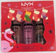 NYX Butter Gloss Limited Edition Holiday Lip Trio Set