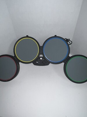 Un-Tested Nintendo Wii Harmonix Wired Rock Band Drum Set 19092 FOR PARTS NO WORK