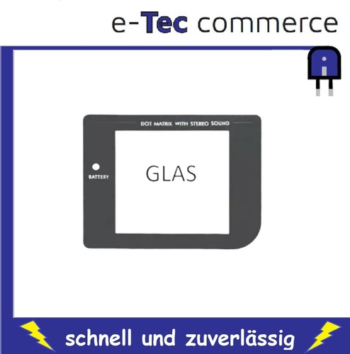 Glas Ersatz Display / Scheibe für Nintendo Game Boy Classic Echtglas - 第 1/1 張圖片