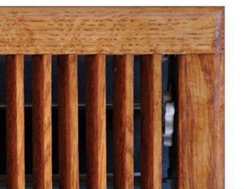 NEW (4" x 10") Inch Oak Wood Floor Diffuser Register Vent Cover Heating AC HVAC - Image 2 of 2