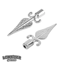 OG LOWRIDER CLASSIC STEEL ARROW STYLE BICYCLE 26TPI PEGS CHROME FITS 3/8" AXLE