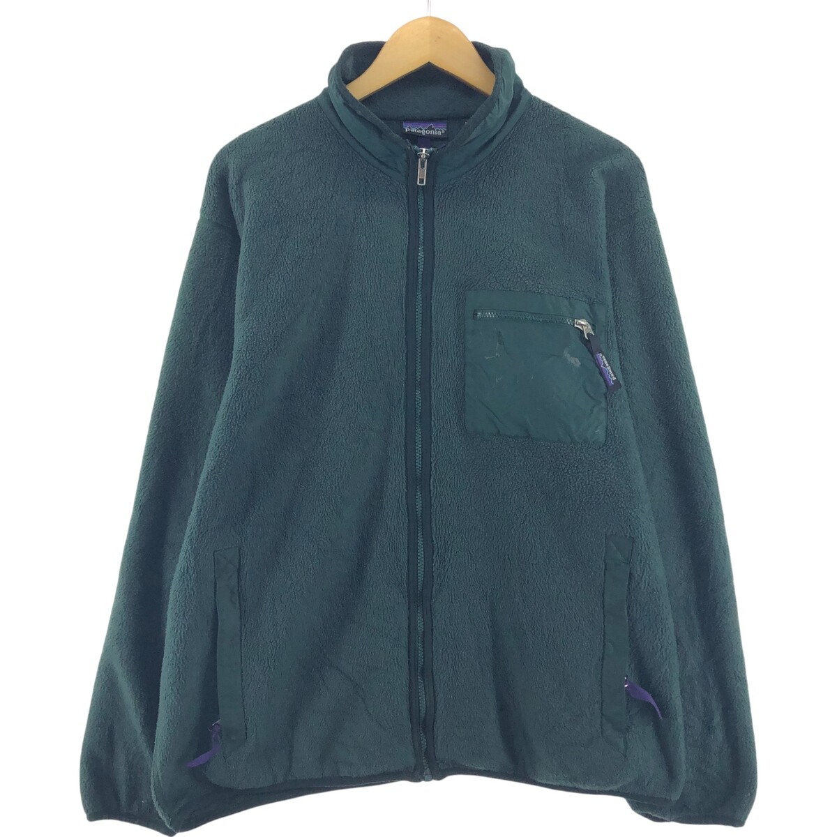 patagonia - ▼ Patagonia 80s 90s fleece JKT ▼ 80s-90'S Patagonia Fleece Jacket Made in USA Men's XL Size