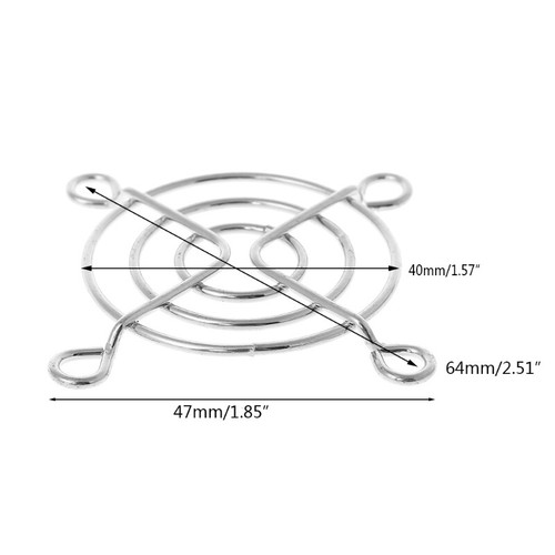 Metal Fan Guards Protective Grill for Case 50mm 1.97" 1Pc for PC Ventilator - Afbeelding 2 van 8