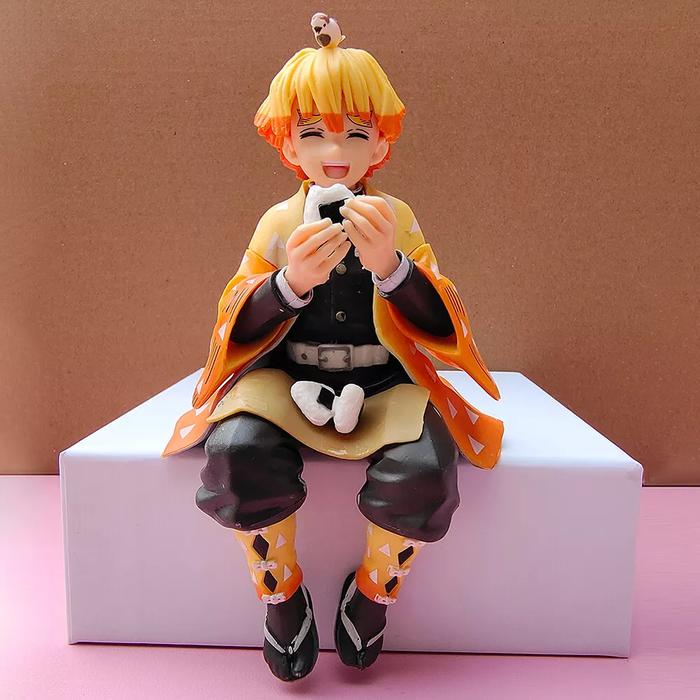 Demon Slayer: Kimetsu no Yaiba Agatsuma Zenitsu Eat Rice Balls Figure  Statue