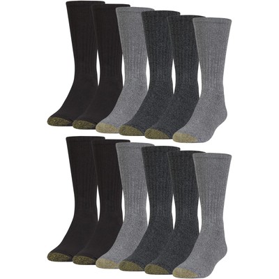 Herren Harrington Crew Multipairs Socken Anthrazit/Hellgrau/Schwarz 12 Paar L...
