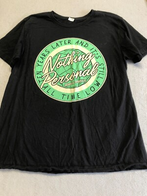 #ad #ad Pacific T Shirt Adult Medium Nothing Personal Black Graphic Tee $9.00