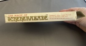 Nintendo NES Game The Magic Of Scheherazade Box w/ Manual & Map Vintage!