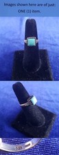 Vintage 925 Sterling Silver Turquoise Size 7 Ring 25ri236