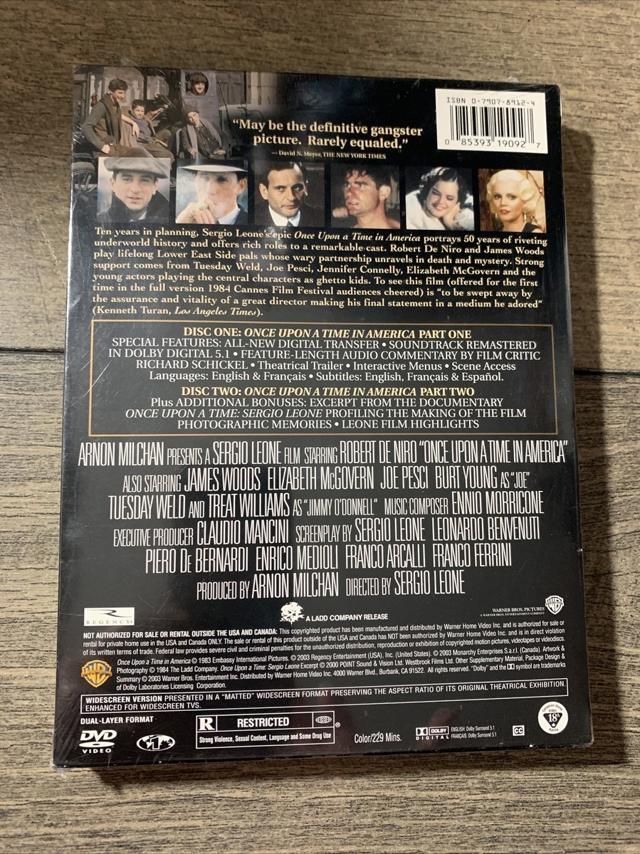 洋画・外国映画 Once Upon a Time in America DVD Amazon.com: Once Upon a Time in America (Two-Disc Special