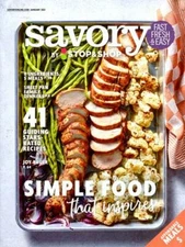 SAVORY MAGAZINE JAN 2021 - SHEET PAN DINNERS - JOY BAUER - COOKING RECIPES