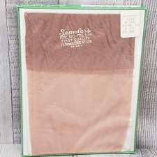 Nylons Seamless Micro-Mesh First Quality 15 Denier Vintage 4pairs Rose Beige 10