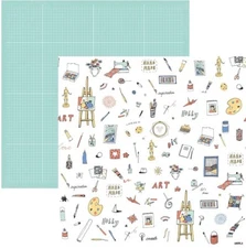 Crafternoon - Handmade, craft DS, Scrapbook Paper, Kaisercraft P2838