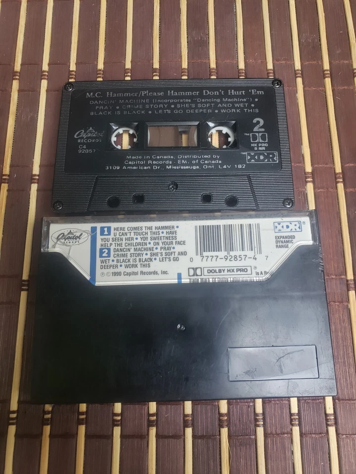 MC Hammer – Please Hammer Don't Hurt 'Em (1990) Cassette (Capitol) - Image 2 of 2