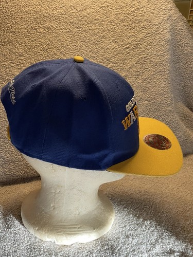 MITCHELL & NESS GOLDEN STATE WARRIORS PLAYOFF HAT - CURRY & LEBRON VISOR - Picture 4 of 10