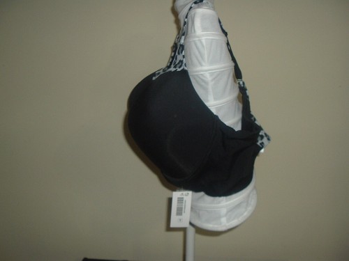 New Leading Lady Plus Size 50DD Black, Leopard Bra Wide Band Adjustable Straps - Picture 2 of 11