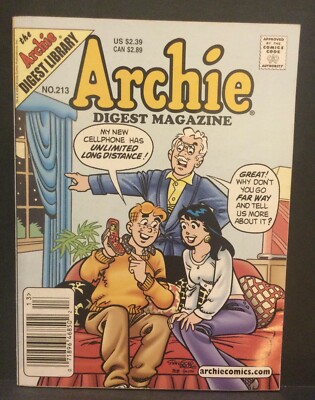 Archie Digest - #213 - Archie - Newsstand - 2005 - VF | eBay