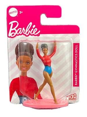 Mattel Barbie African American Gymnastics Doll Micro Collection