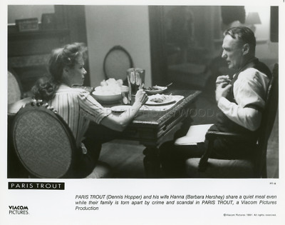 DENNIS HOPPER Barbara Hershey Paris Trout 1991 Vintage Foto Original #1
