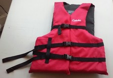 Cabela's Flotation Aid Boating Vest - Red - Size Adult Universal