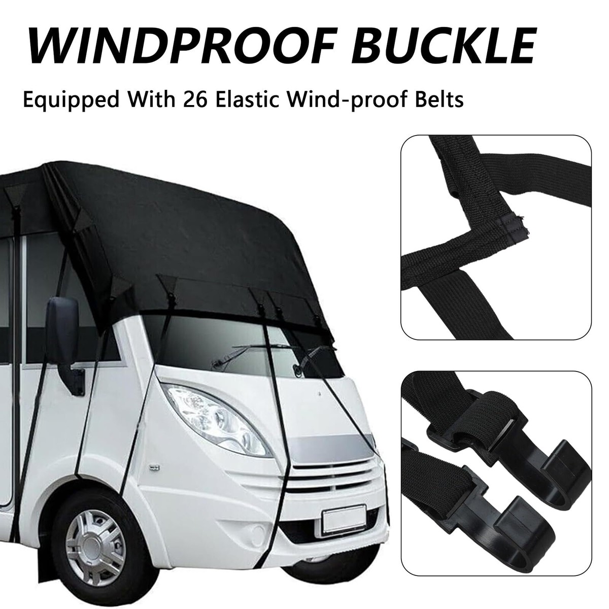 Coperture Per Camper Copertura Per Roulotte OLPRO - Impermeabile, Traspirante, 4 Strati (3.7-4.3m Telo Copri Camper - Foto 2