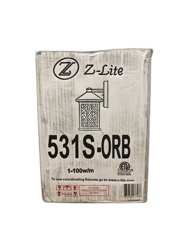 Z-Lite Portland Oil Rubbed Bronze Outdoor Hardwired Wall Sconce with No Bulbs - Picture 3 of 3