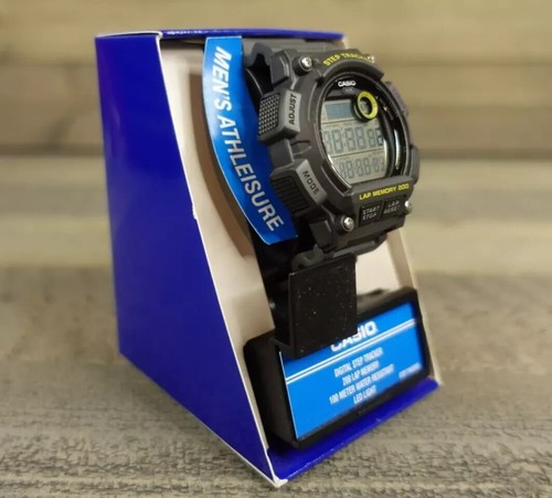 Casio Men's Step Tracker 100M WR Digital Watch - WS2100H-8AKC - NEW! w1 - Picture 6 of 10