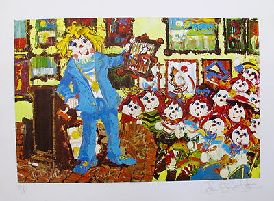 Paul Blaine Henrie ポール・ブレイン・ヘンリー 大型　アート Paul Blaine Henrie THE AUCTIONEER Limited Edition Art Raggedy Ann