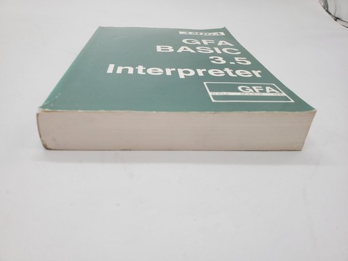 AMIGA GFA BASIC 3.5 INTEPRETER BOOK (GFA DATA MEDIA UK) 1990 COMMODORE AMIGA - Picture 4 of 6