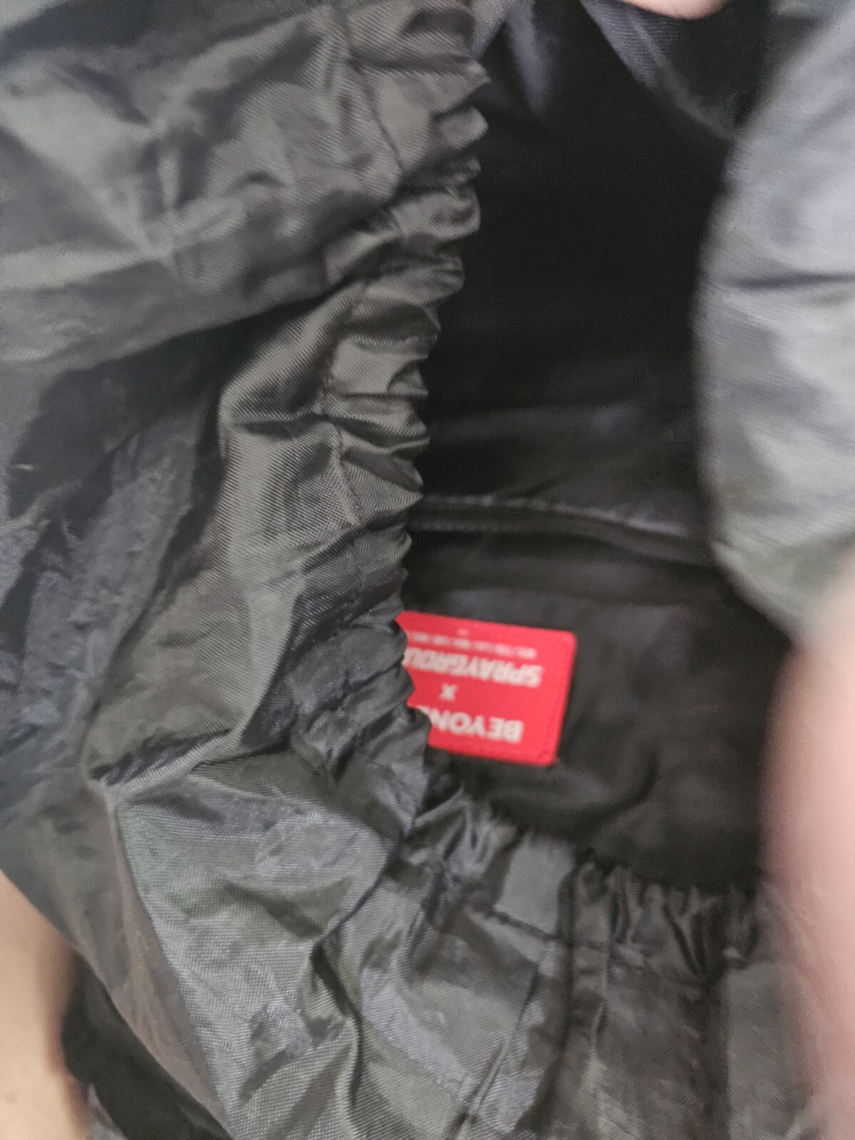 Spray Ground Backpack Black Army Pattern Shark - image 7