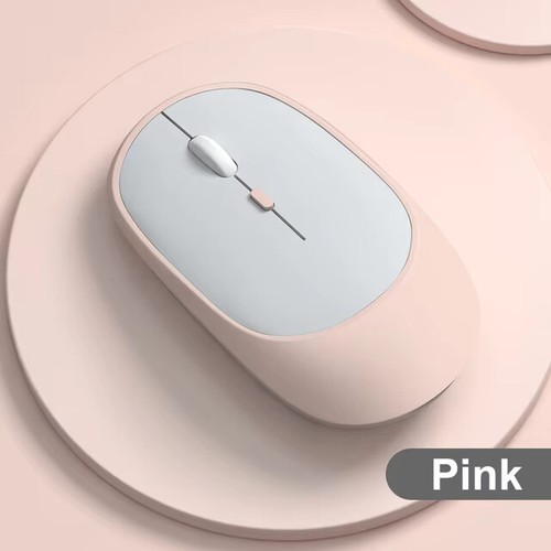 Mute Wireless Rechargeable Mouse Gamer Dual Modes Bluetooth-compatible 2.4G USB - Picture 12 of 14