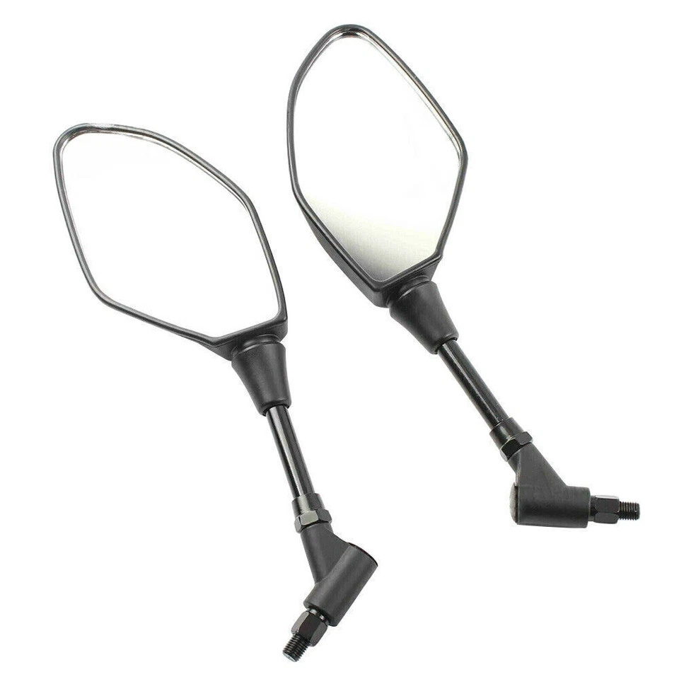 1pair Motorcycle Rearview Mirror Fits For FZ07 MT-07 2014-2017 2015 2016 Black - Image 3 of 4
